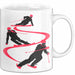 Ski Tasse Geschenk Grafik Skifahrer Becher Weiß Trendation