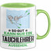 Tauchlehrer Geschenk Tasse So Gut Kann Nur Ein Tauchlehrer Aussehen Geschenkidee Kaffee-Becher Grün Trendation