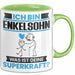 Enkelsohn Tasse Geschenk für Enkelsohn Geburtstag Lustiger Spruch Kaffee-Becher Was Ist Deine Superkraft Grün Trendation
