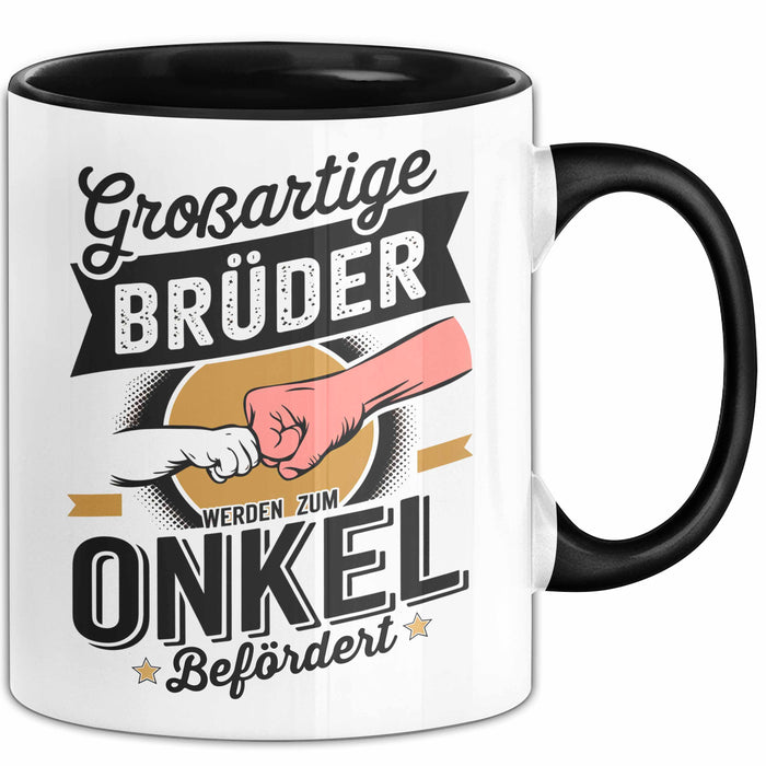 Onkel Sarkastisch Sarkasmus Tasse Geschenk Lustige Geschenkidee Spruch Großartige Brüder Werden Zum Onkel Befördert Trendation