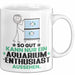 Aquarium-Enthusiast Geschenk Tasse So Gut Kann Nur Ein Aquarium-Enthusiast Aussehen Geschenkidee Kaffee-Becher Weiß Trendation