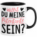 Willst du Meine Patentante Sein Verkündung Tasse Geschenkidee Spruch Beste Patentante Kaffee-Becher Schwarz Trendation