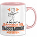 Bassgitarrist Geschenk Tasse So Gut Kann Nur Ein Bassgitarrist Aussehen Geschenkidee Kaffee-Becher Rosa Trendation
