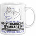 RhythmischeGymnastin Geschenk Tasse Ich Bin RhythmischeGymnastin Aber Sag Doch Einfach Superheld Lustige Geschenkdiee für RhythmischeGymnastin Kaffee-Becher Weiß Trendation