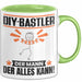 DIY-Bastler Tasse Geschenk für DIY-Bastler Der Mann Der Alles Kann Geschenkidee zum Geburtstag Grün Trendation