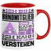 Bandmitglied Geschenk Tasse Geschenkidee für Bandmitglied Geburtstag Lustig Ich Bin Bandmitglied Ich Kann Es Dir Erklären Aber Nicht Für Dich Verstehen Rot Trendation