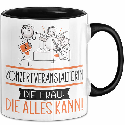 Konzertveranstalterin Geschenk Tasse Becher Die Frau Die Allen Kann Geschenkidee für eine Konzertveranstalterin Lustig Trendation