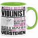 Violinist Geschenk Tasse Geschenkidee für Violinist Geburtstag Lustig Ich Bin Violinist Ich Kann Es Dir Erklären Aber Nicht Für Dich Verstehen Grün Trendation