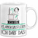 Geschenk für Klangkünstlerin Tasse Lustige Geschenkidee Geburtstag Ich Bin Klangkünstlerin Ich Darf Das Weiß Trendation