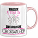 Chorsängerin Tasse Geschenk Becher Stark Attraktiv Furchtlos Chorsängerin Lustige Geschenkidee Rosa Trendation
