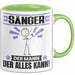 Sänger Tasse Geschenk für Sänger Der Mann Der Alles Kann Geschenkidee zum Geburtstag Grün Trendation