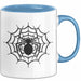 Spinne Vogelspinne Tier Tasse Geschenk Lustige Geschenkidee Spruch Blau Trendation