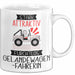 Geländewagenfahrerin Tasse Geschenk Becher Stark Attraktiv Furchtlos Geländewagenfahrerin Lustige Geschenkidee Weiß Trendation