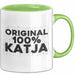 Katja Tasse Original 100% Katja Geschenk Grün Trendation