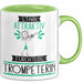 Trompeterin Tasse Geschenk Becher Stark Attraktiv Furchtlos Trompeterin Lustige Geschenkidee Grün Trendation