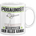 Posaunist Tasse Geschenk für Posaunist Der Mann Der Alles Kann Geschenkidee zum Geburtstag Weiß Trendation