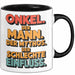 Onkel Sarkastisch Sarkasmus Tasse Geschenk Lustige Geschenkidee Spruch Onkel Der Mann Der Mythos Der Schlechte Einfluss Trendation
