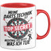 Dartspieler Tasse Geschenkidee Darts Technik Ist Geheim Rot Trendation