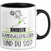 Handballspielerin Tasse Geschenk Ich Bin Handballspielerin Und Du So Geschenkidee Lustiger Spruch Becher Trendation