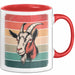 Ziegenbauer Ziegen Tier Tasse Geschenk Lustige Geschenkidee Spruch Rot Trendation