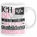 Webentwicklerin Ausbildung Start Geschenk Tasse Ich Bin Webentwicklerin In Der Ausbildung Ich Darf Das Kaffee-Becher Geschenkidee Weiß Trendation