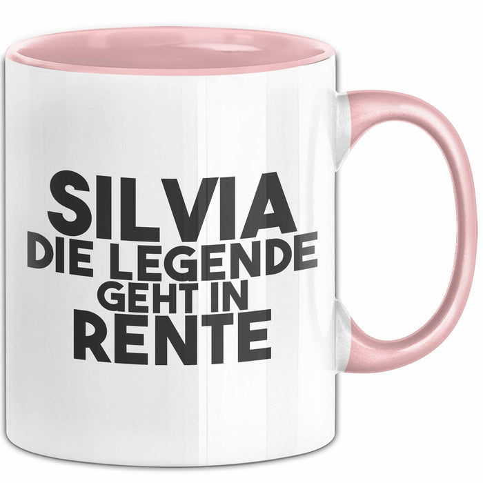 Silvia Tasse Silvia – Die Legende Geht In Rente Geschenk
