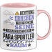 Para-Sportler Geschenk Tasse Lustiger Spruch Erheben Sie Sich Der Para-Sportler Betritt den Raum Rosa Trendation