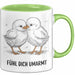 Motivierend Inspirierend Tasse Geschenk Lustige Geschenkidee Spruch Fühl Dich Umarmt Grün Trendation