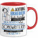 Songwriterin Tasse Geschenk Lustiger Spruch Bitte Erheben Sie Sich Seine Majestät Die Songwriterin Betritt Den Raum Rot Trendation