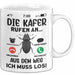 Käfer Liebhaber Tasse Geschenk Die Käfer Rufen An Geschenkidee Becher Weiß Trendation