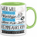 Rennfahrerin Tasse Geschenk Spruch Wer Will Schon Prinzessin Sein Wenn Man Auch Rennfahrerin Sein Kann Grün Trendation