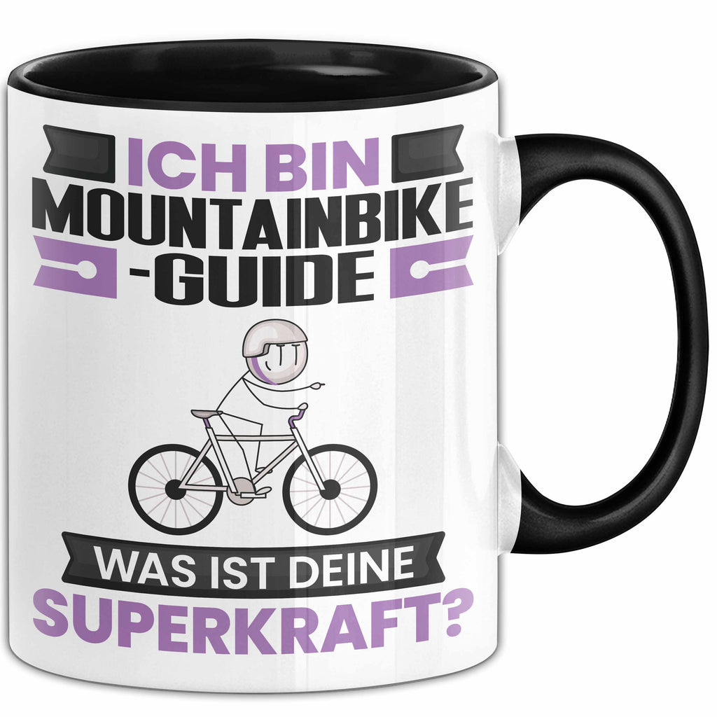 Mountainbike-Guide Tasse Geschenk für Mountainbike-Guide Geburtstag Lu — TrendationStore