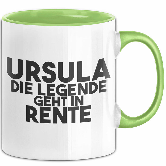 Ursula Tasse Ursula – Die Legende Geht In Rente Geschenk