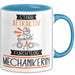 Mechanikerin Tasse Geschenk Becher Stark Attraktiv Furchtlos Mechanikerin Lustige Geschenkidee Blau Trendation
