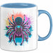 Spinne Vogelspinne Tier Tasse Geschenk Lustige Geschenkidee Spruch Blau Trendation