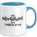 Mechthild Tasse Ich Mechthild, Bin Vollkommen Geschenk Blau Trendation