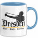Dresden Fußball Tasse Geschenk Lustige Geschenkidee Spruch Ehre Stolz Tradition Blau Trendation