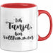 Tanja Tasse Ich Tanja, Bin Vollkommen Geschenk Rot Trendation