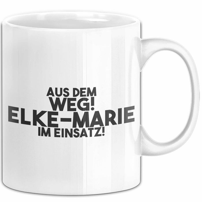 Elke-Marie Tasse Aus Dem Weg! Elke-Marie Im Einsatz! Geschenk