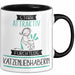 Katzenliebhaberin Tasse Geschenk Becher Stark Attraktiv Furchtlos Katzenliebhaberin Lustige Geschenkidee Trendation