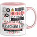 Musiksammlerin Tasse Geschenk Lustiger Spruch Bitte Erheben Sie Sich Seine Majestät Die Musiksammlerin Betritt Den Raum Rosa Trendation