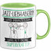 Jazz-Liebhaberin Und Prinzessin Tasse Geschenk Für Eine Jazz-Liebhaberin Geburtstag Was Ist Deine Superkraft Grün Trendation