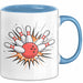 Bowling Fan Tasse Geschenkidee für Kegelzerstörer Blau Trendation