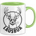 Lausbua Tasse Geschenk Oktober München Geschenkidee Hirsch Becher Grün Trendation