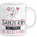 Tänzerin Geschenk Tasse Becher Die Frau Die Allen Kann Geschenkidee für eine Tänzerin Lustig Weiß Trendation