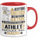 Athlet Geschenk Tasse Lustiger Spruch Erheben Sie Sich Der Athlet Betritt den Raum Rot Trendation