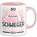 Schwiegertochter Tasse Geschenk Spruch So Sieht Eine Coole Schwiegertochter Aus Becher Rosa Trendation
