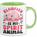 Blobfisch Tasse Geschenk Blobfish Geschenkidee Fan Lustig Humor Becher Grün Trendation