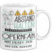 Opernfan Tasse Geschenk Lustig Abstand Halten Hochleistungs-Opernfan Mit Drang Zur Perfektion Bei Der Arbeit Weiß Trendation