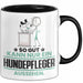 Hundepfleger Geschenk Tasse So Gut Kann Nur Ein Hundepfleger Aussehen Geschenkidee Kaffee-Becher Schwarz Trendation